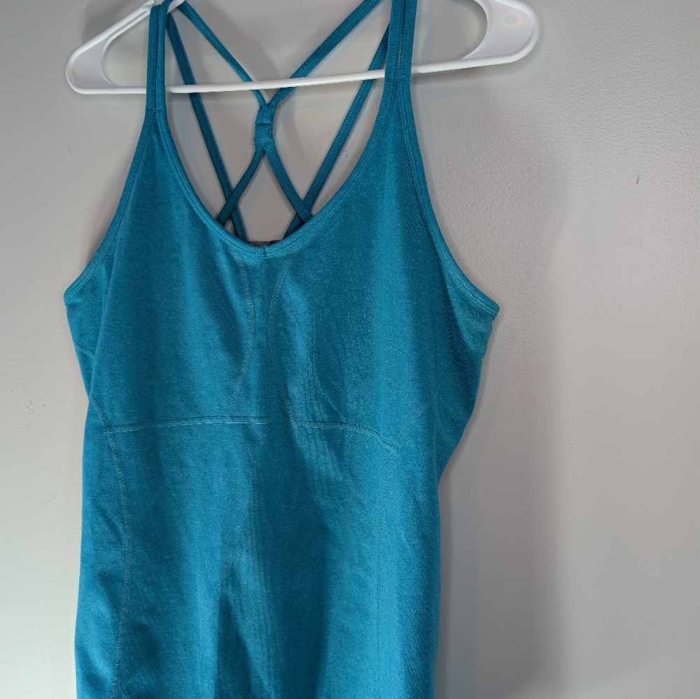 Teal Athleta Athletic Tank Top Size XL - Picture 6 of 9